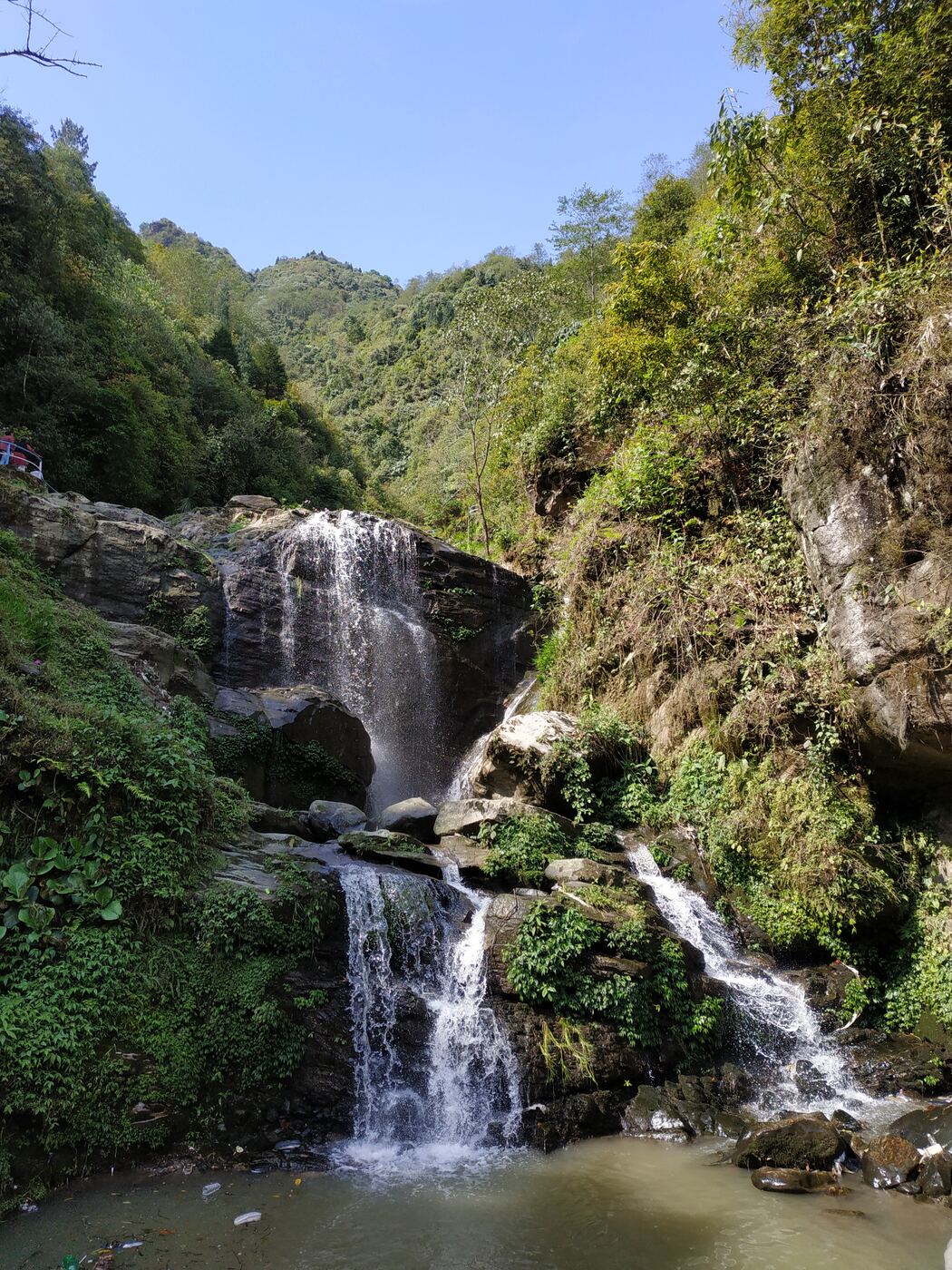 Waterfall at Rock Garden Darjeeling