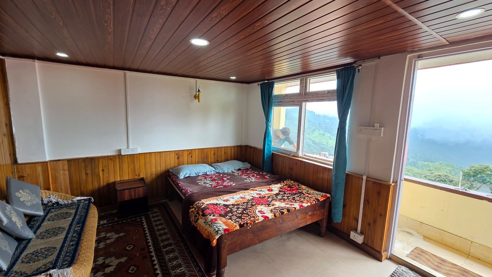 Bedroom with view in Homestay 2